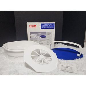 Farberware 5 Function Food Tote Food Carrier Picnic 6.5qt removable airtight lid